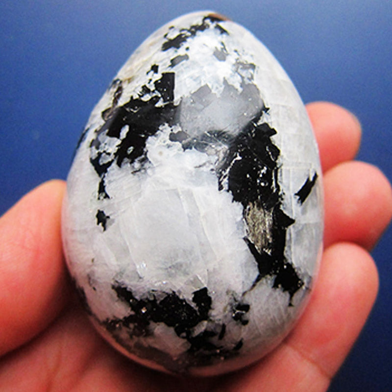Easter Moonstone Tourmaline New Beginnings Crystal Egg