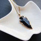 FREE Today:  Black Obsidian Arrowhead Necklace