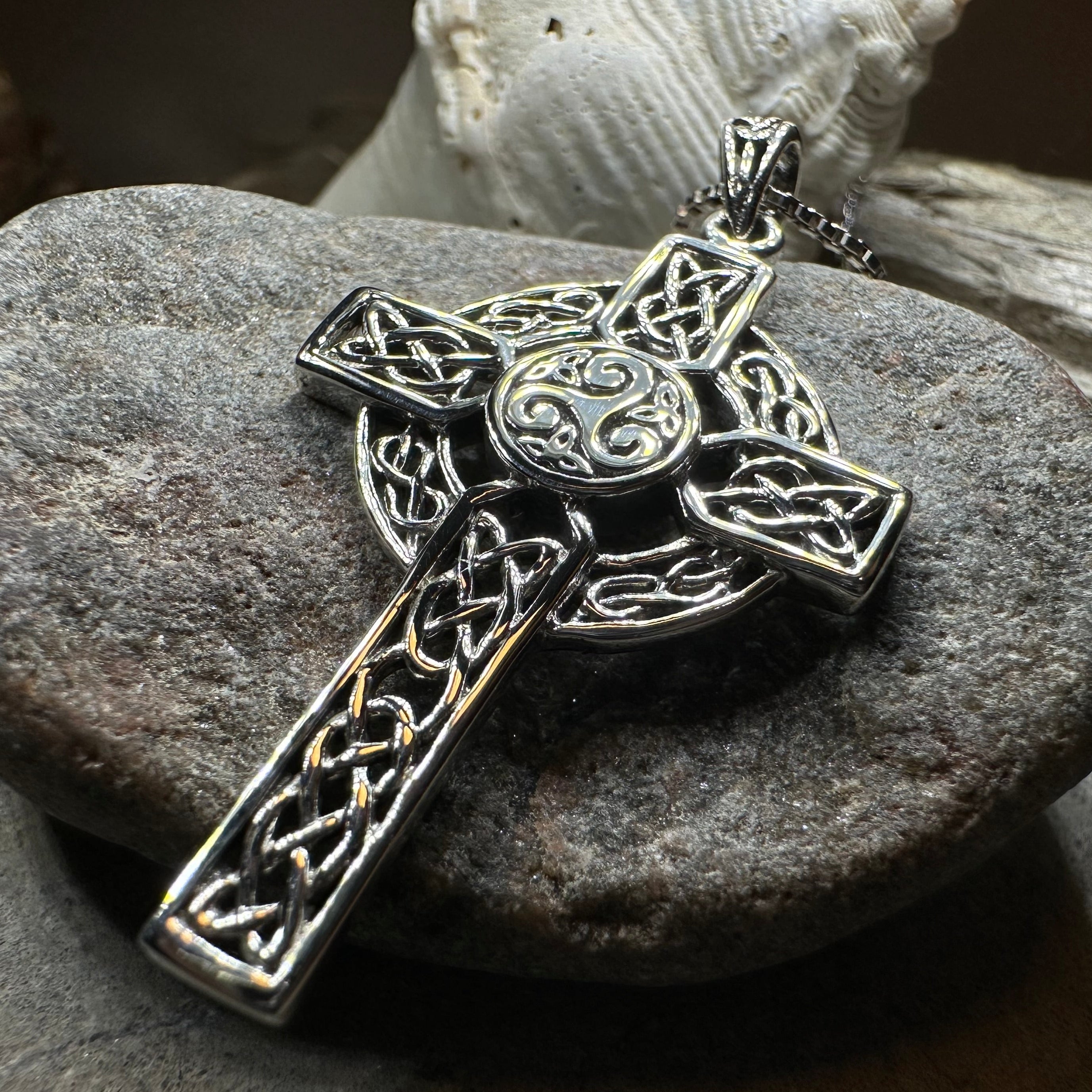Aileran Celtic Cross Necklace