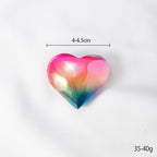 Fluorite Natural Crystal Hearts