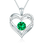 FREE Today: "I Love You Always and Forever" – Forever Love Birthstone Heart Necklace