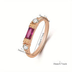 Anie - Natural Stones 925 Sterling Silver Ring