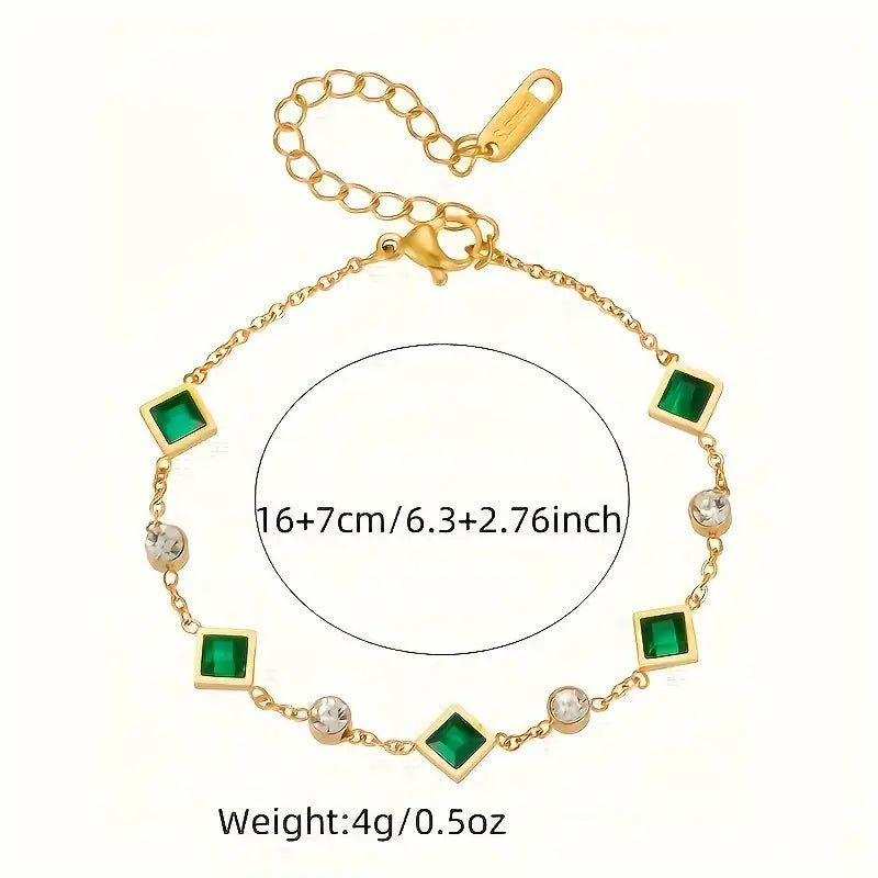 Amelisse Green Elegance Bracelet
