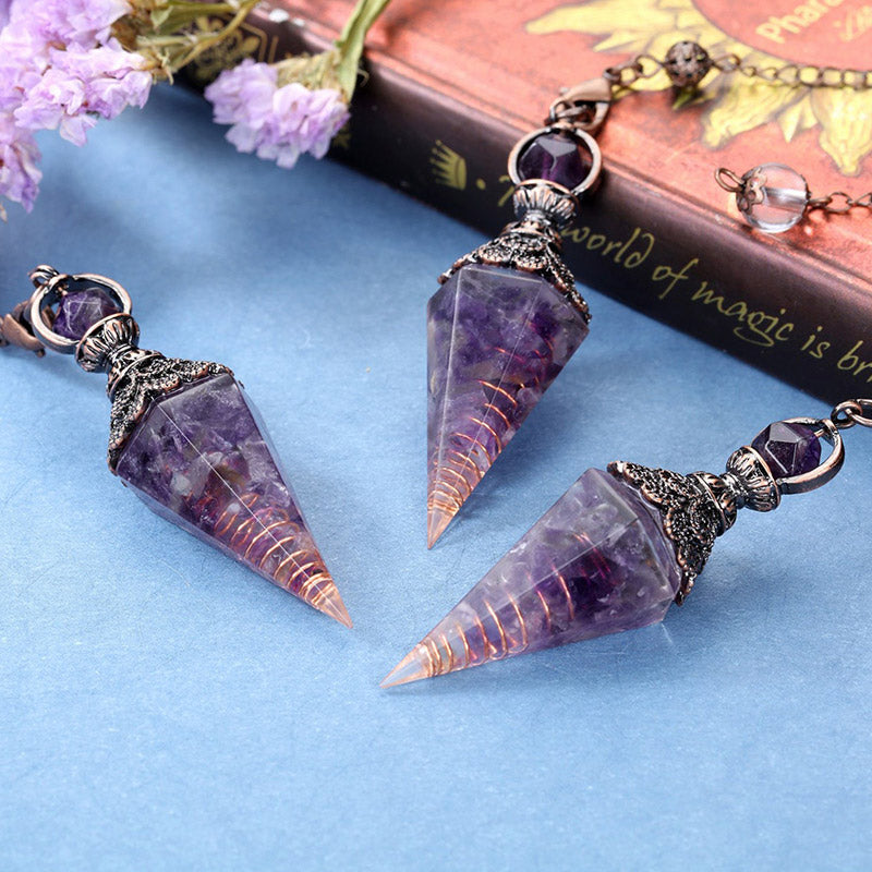 Amethyst Spiritual Healing Pendulum