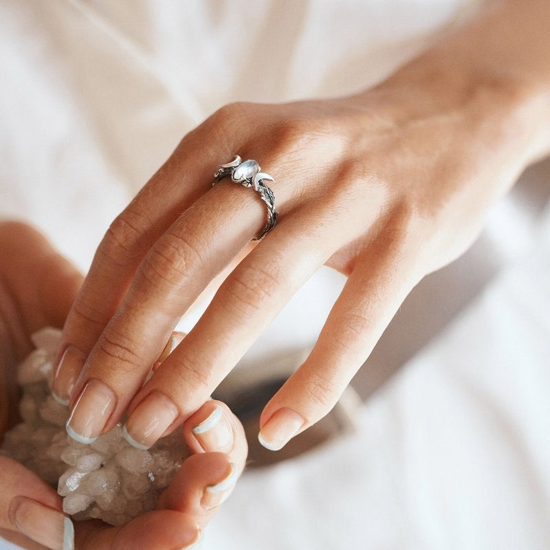 FREE Today: Moonstone Moon Light Ring