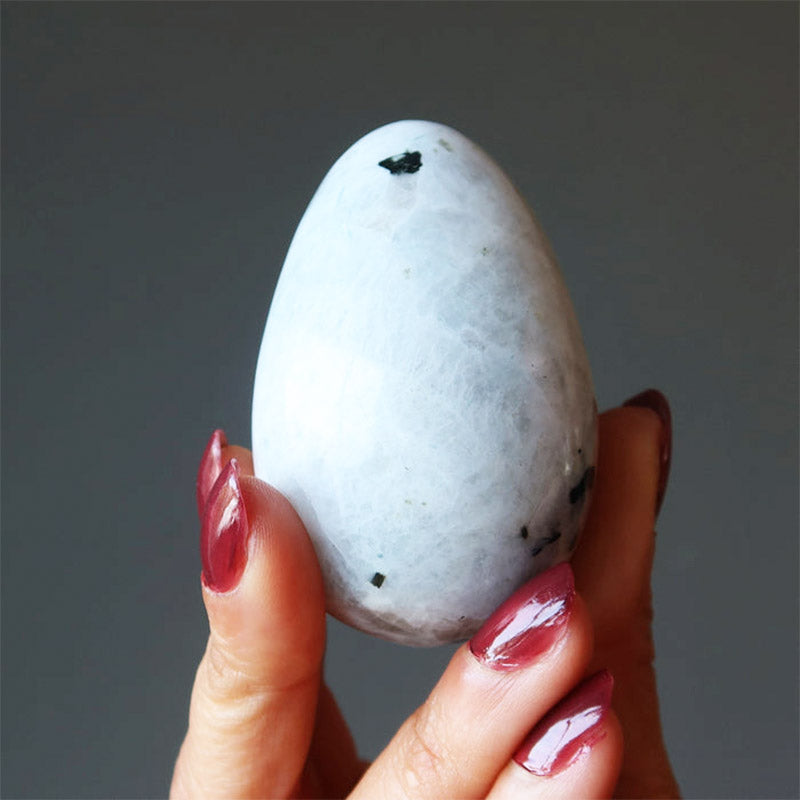 Easter Moonstone Tourmaline New Beginnings Crystal Egg