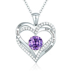 FREE Today: "I Love You Always and Forever" – Forever Love Birthstone Heart Necklace