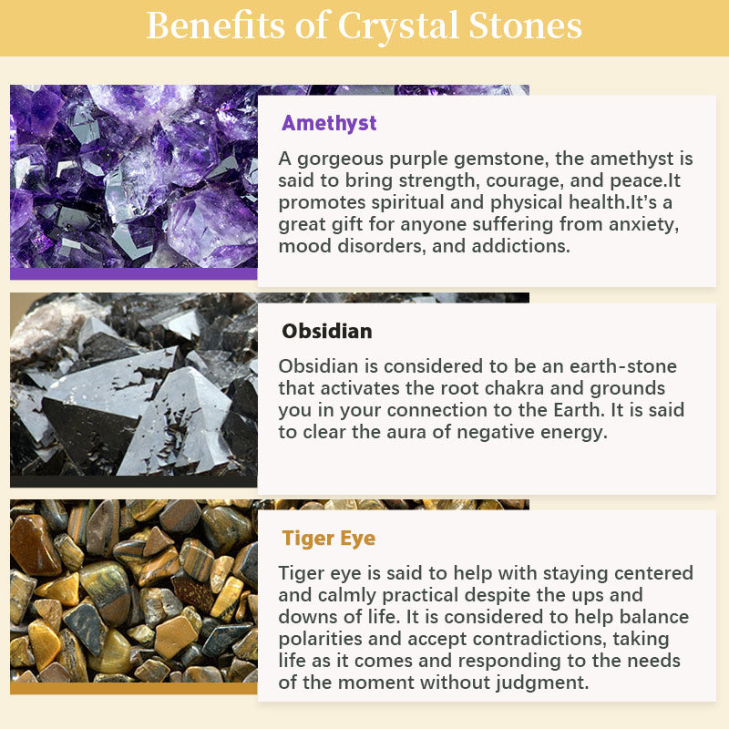 Amethyst Sphere With Obsidian Tiger Eye Orgone Pyramid