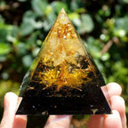 FREE Today: Golden Clarity-Citrine & Obsidian Tree of Life Pyramid