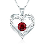 FREE Today: "I Love You Always and Forever" – Forever Love Birthstone Heart Necklace