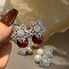 Snow Elegant Pearl Earrings