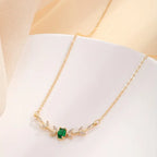 Amira's Elegance Green Necklace