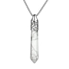 Crrystal Bullet Protection Gemstone Necklace