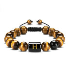 Tiger Eye Letter Protection Bracelet