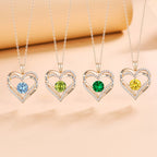 FREE Today: "I Love You Always and Forever" – Forever Love Birthstone Heart Necklace