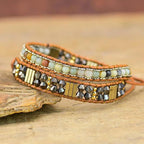 Amazonite Tree Of Life Balance Bracelet