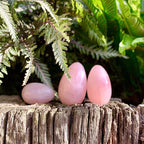 Easter Rose Quartz Dancing Star Crystal Egg