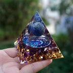 FREE Today: Celestial Gateway-Amethyst & Lapis Lazuli Sphere Orgone Pyramid