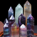 Fluorite Natural Crustal Reki Crystal Wands