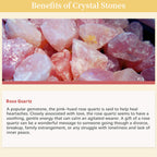 Easter Rose Quartz Dancing Star Crystal Egg