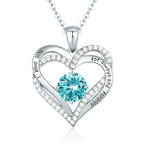 FREE Today: "I Love You Always and Forever" – Forever Love Birthstone Heart Necklace