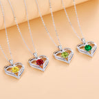 FREE Today: "I Love You Always and Forever" – Forever Love Birthstone Heart Necklace