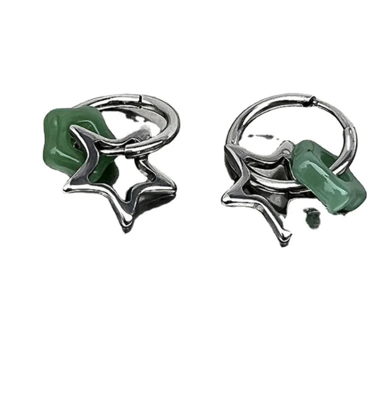 Pentagonal Star Earrings