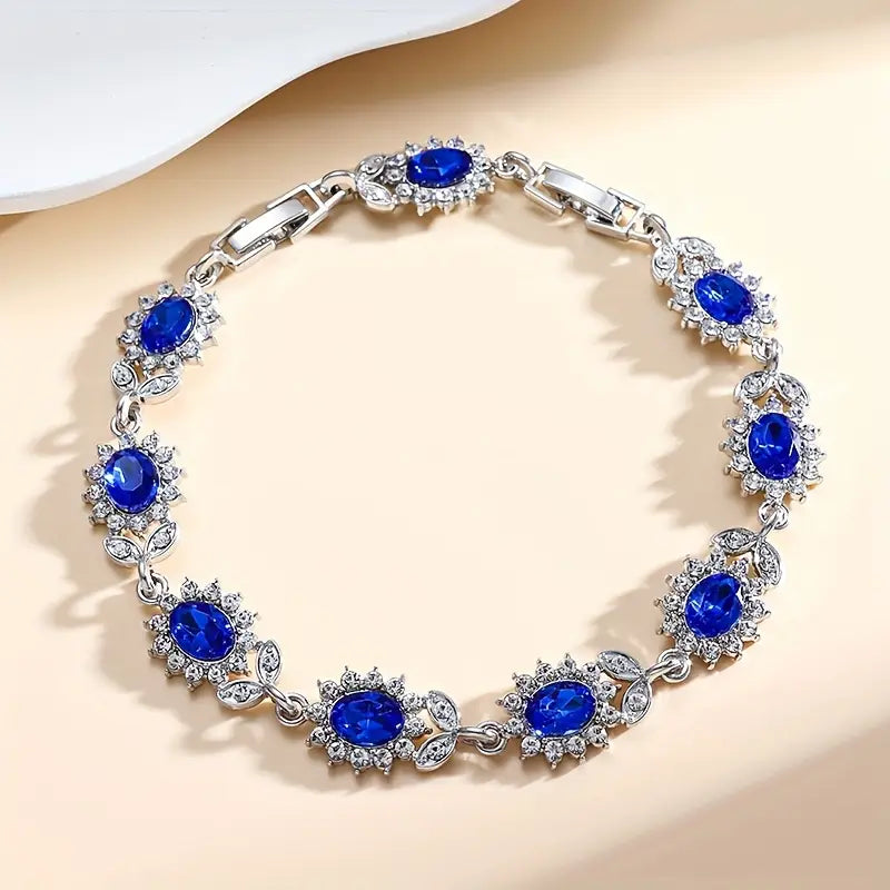 Celestial Blue Charm Bracelet