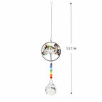 Colorful Tree of Life Crystal Wind Chime Suncatcher