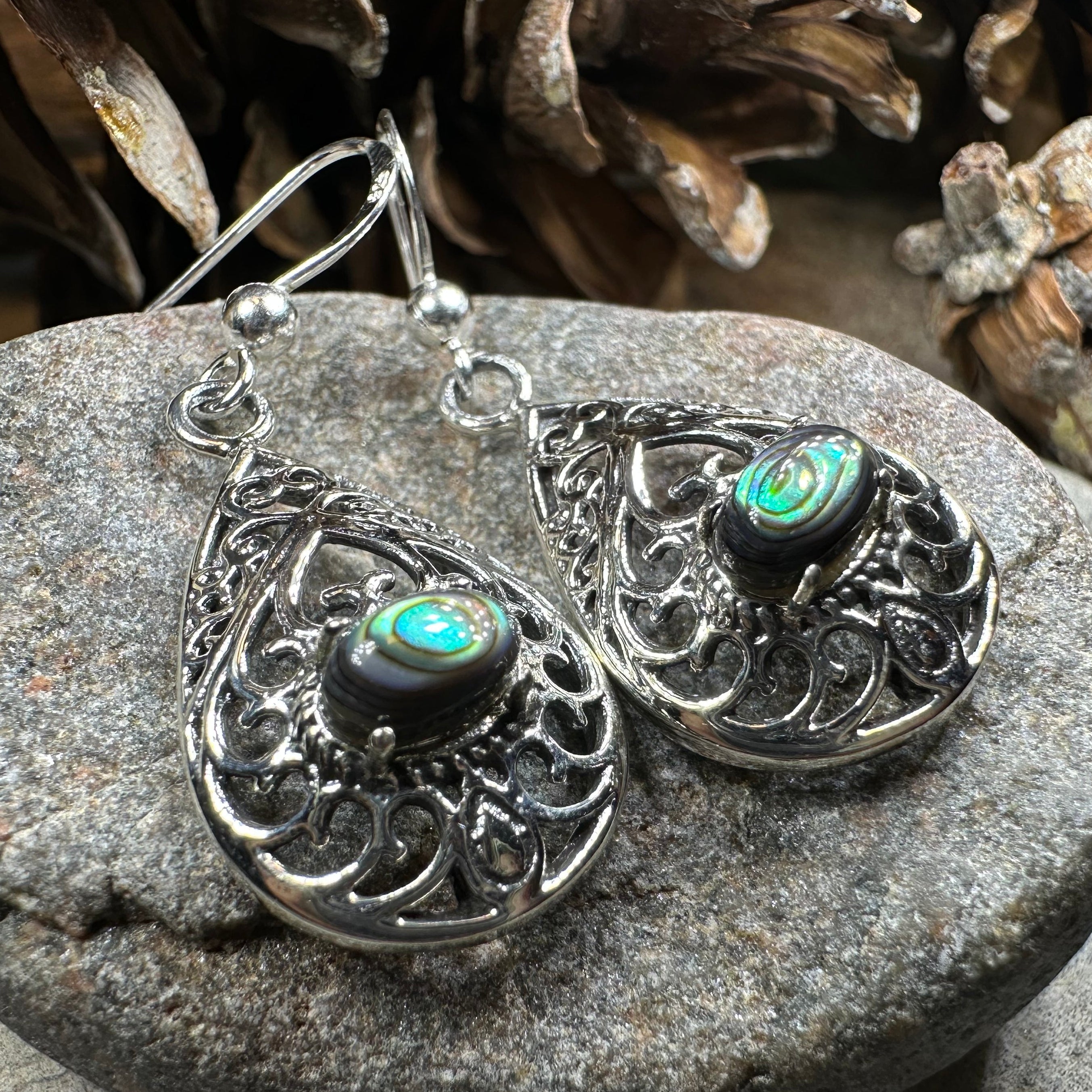 Alby Celtic Raindrop Earrings
