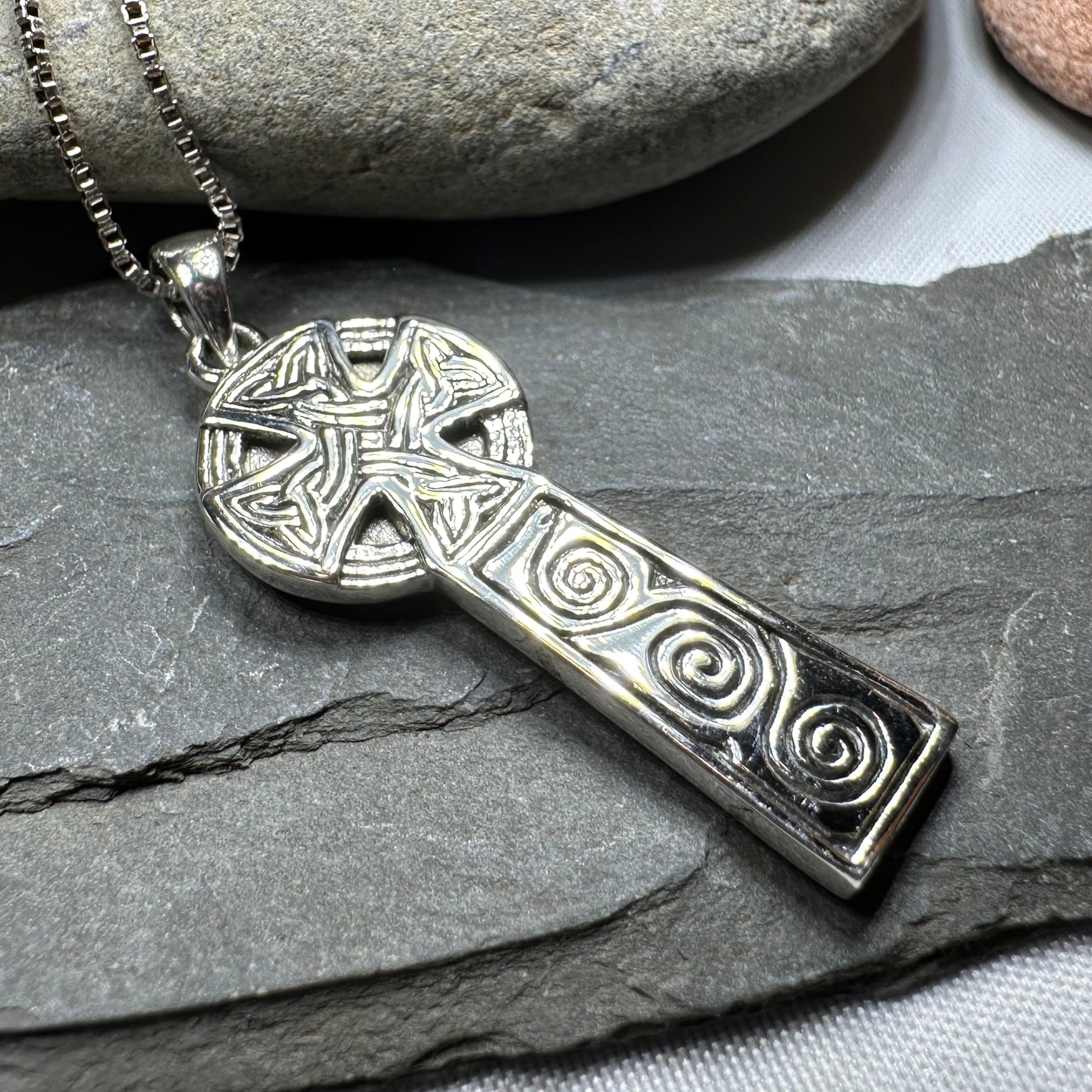 Alasdair Celtic Cross Necklace