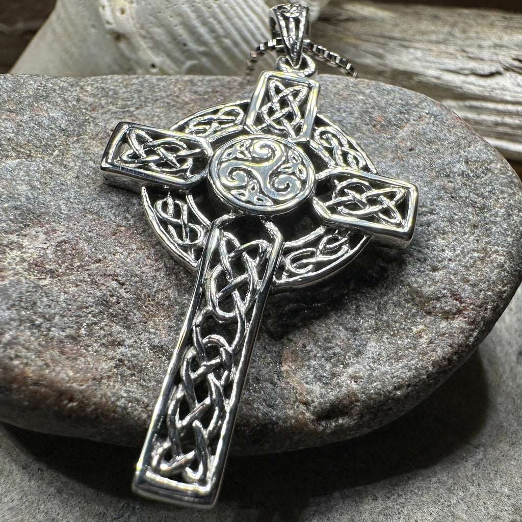 Aileran Celtic Cross Necklace