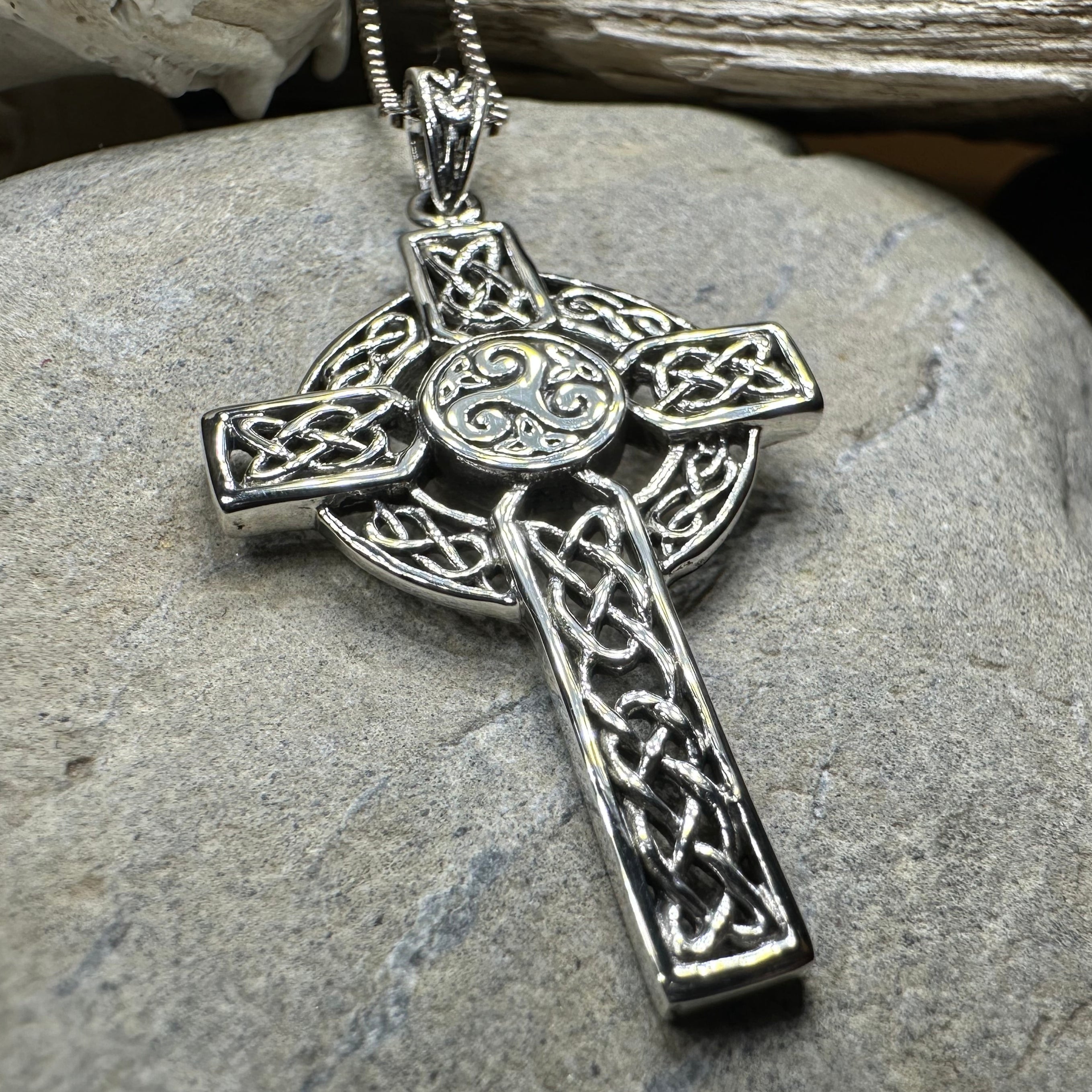 Aileran Celtic Cross Necklace