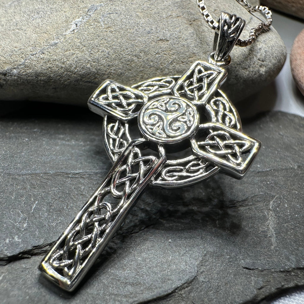 Aileran Celtic Cross Necklace