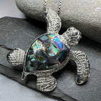 Abalone Turtle Necklace