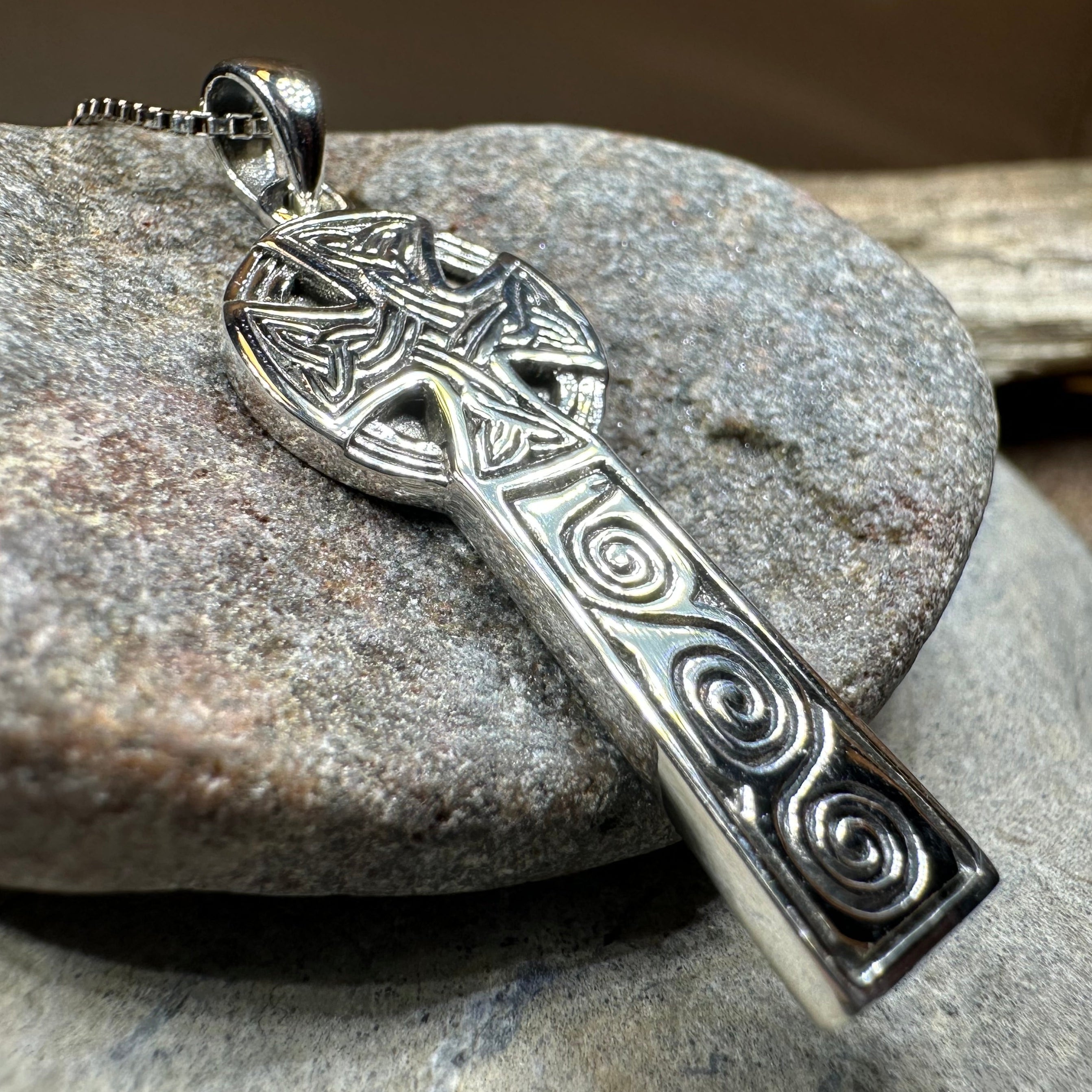 Alasdair Celtic Cross Necklace
