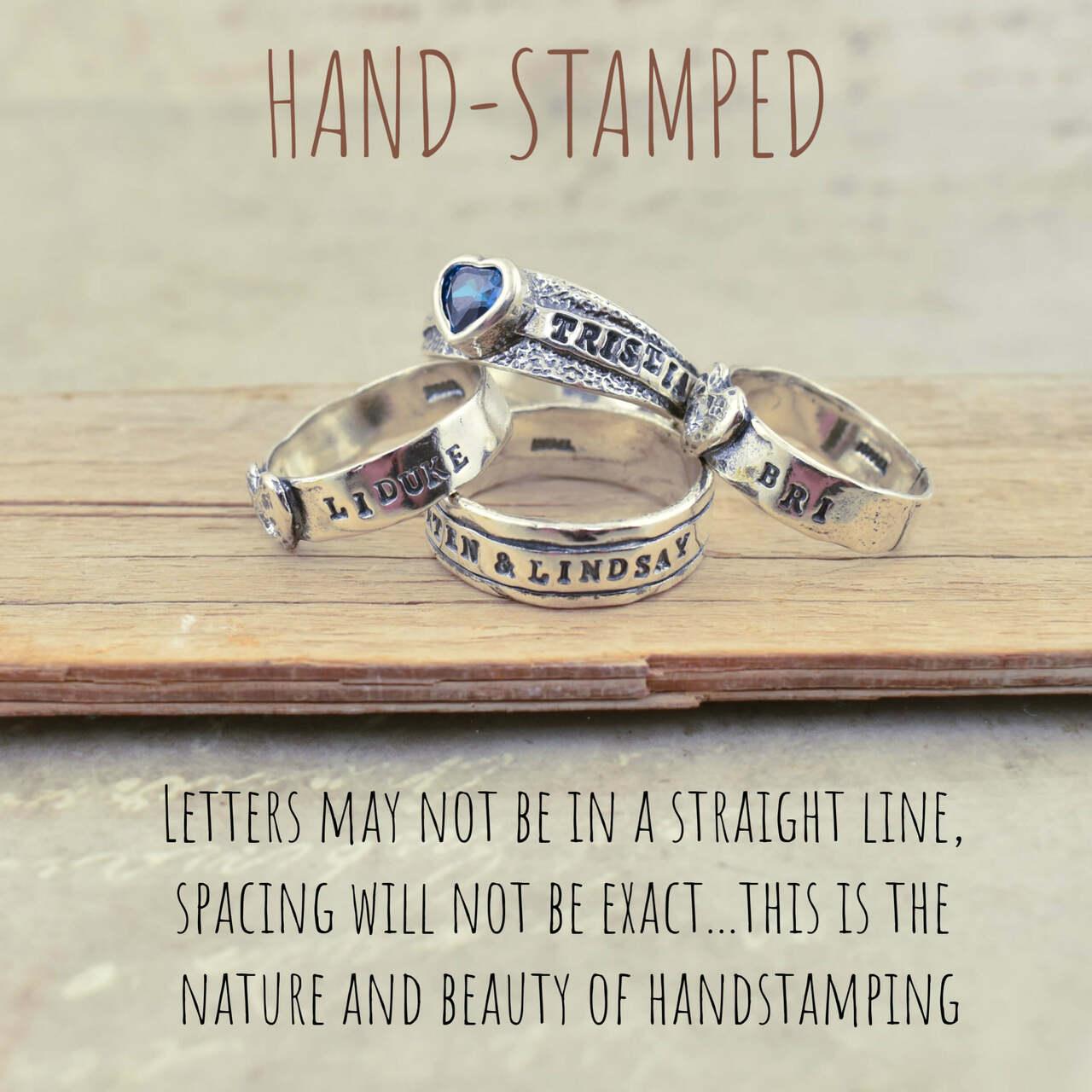 Personalized Stack Ring