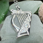 Alianna Irish Harp Necklace