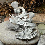 Alba Gu Brath Thistle Kilt Pin