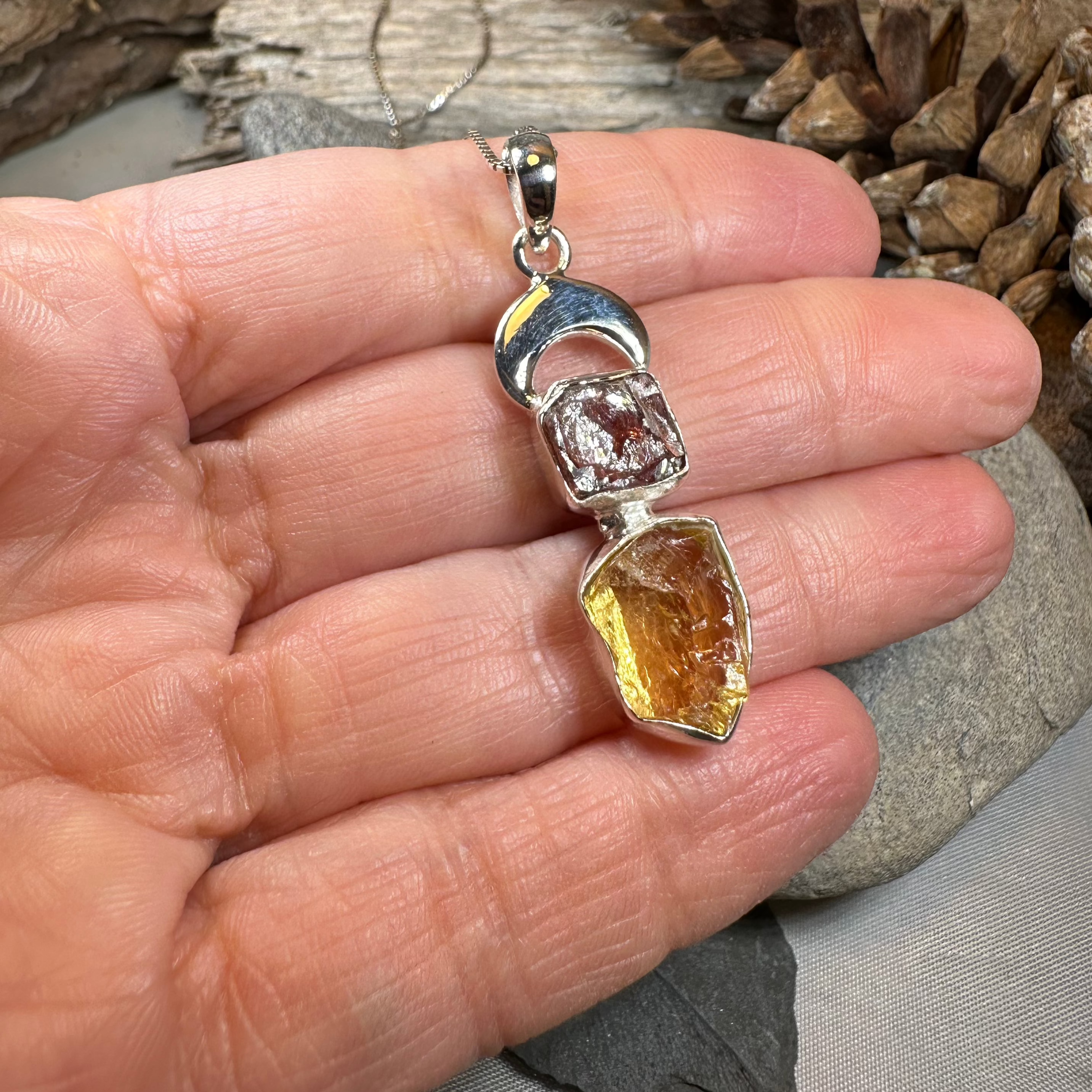 Adelina Moon Necklace