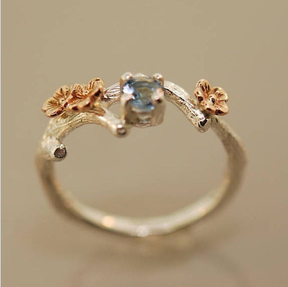 Delicate Artisan Gold Ring