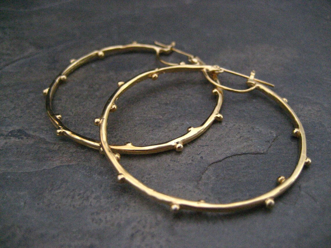 Delicate Artisan Gold Ring