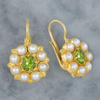 Delicate Artisan Gold Earring
