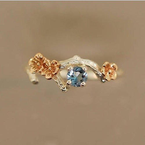 Delicate Artisan Gold Ring