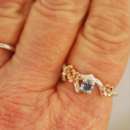 Delicate Artisan Gold Ring