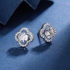 Aria Clover Charm Set | White Gold