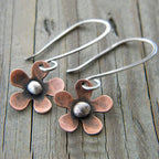 Delicate Artisan Silver Earring