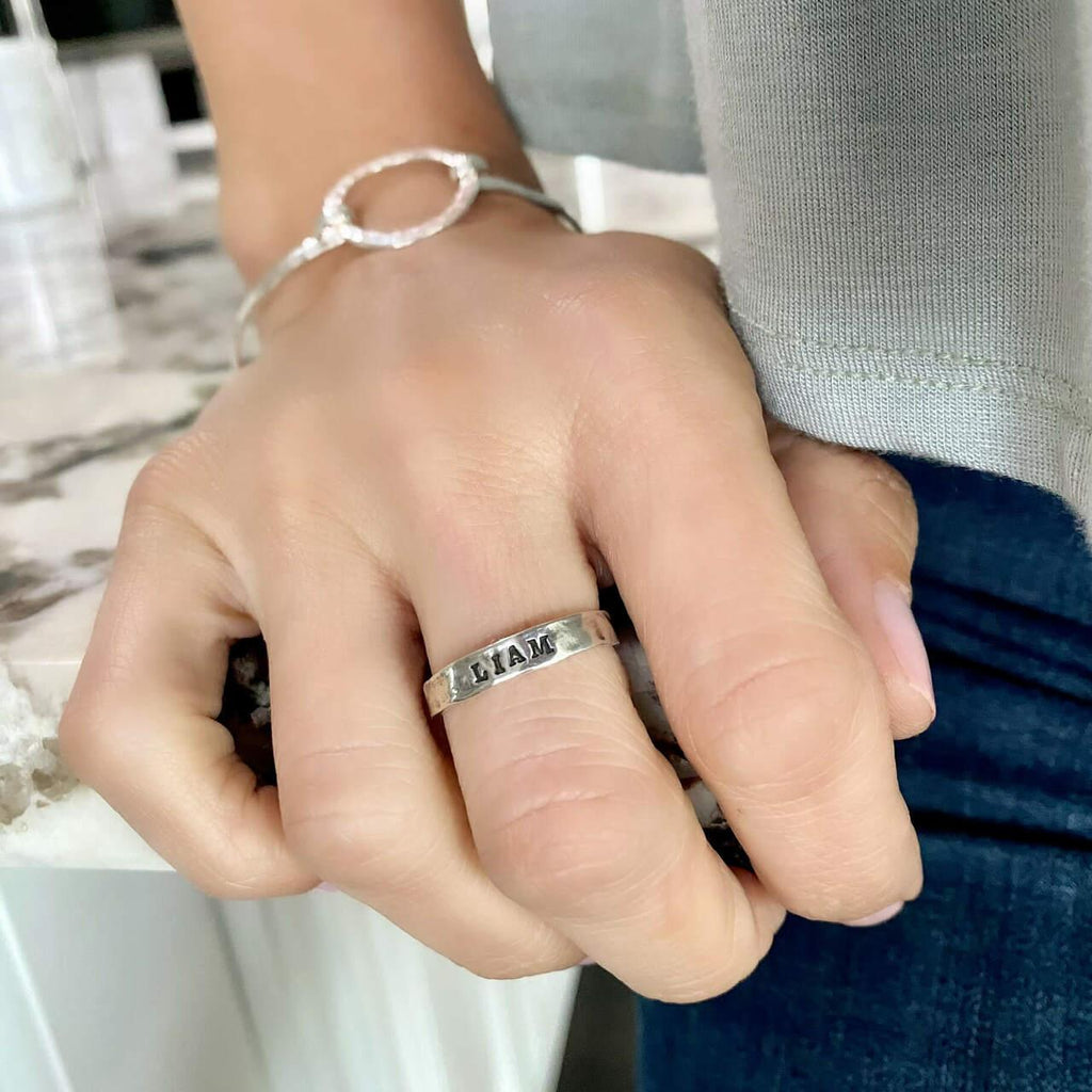 Personalized Stack Ring