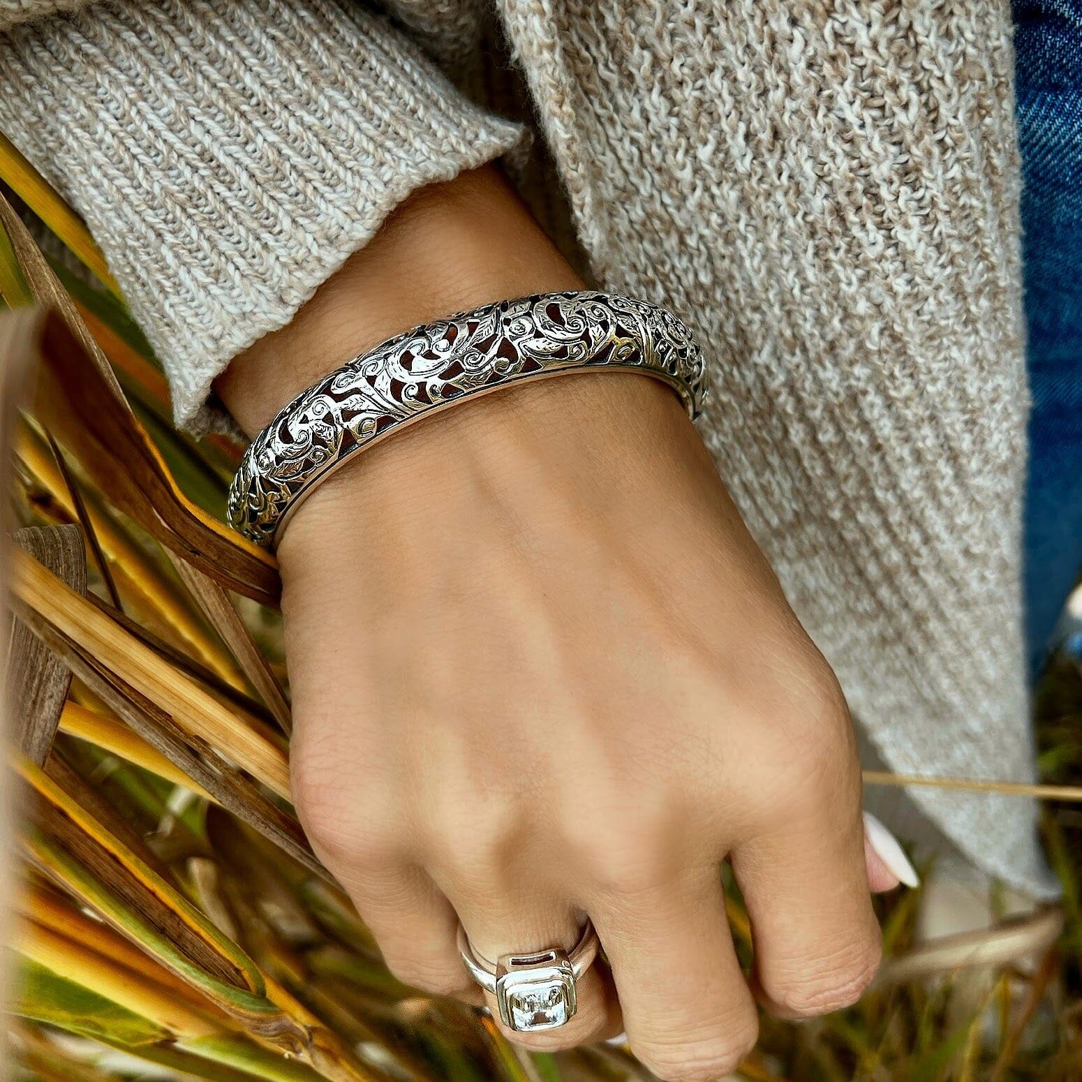 Sterling Vineyard Bangle