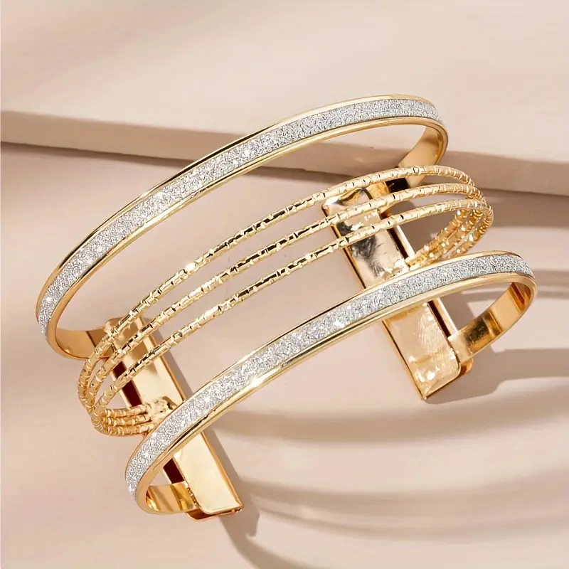 Open Golden Bright Bracelet